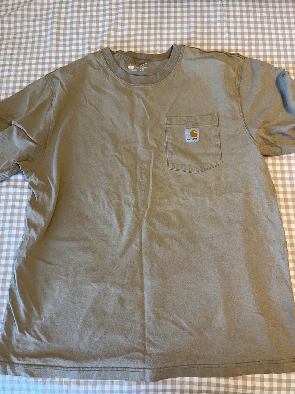 Carhartt Short-Sleeve Pocket Tee in Khaki